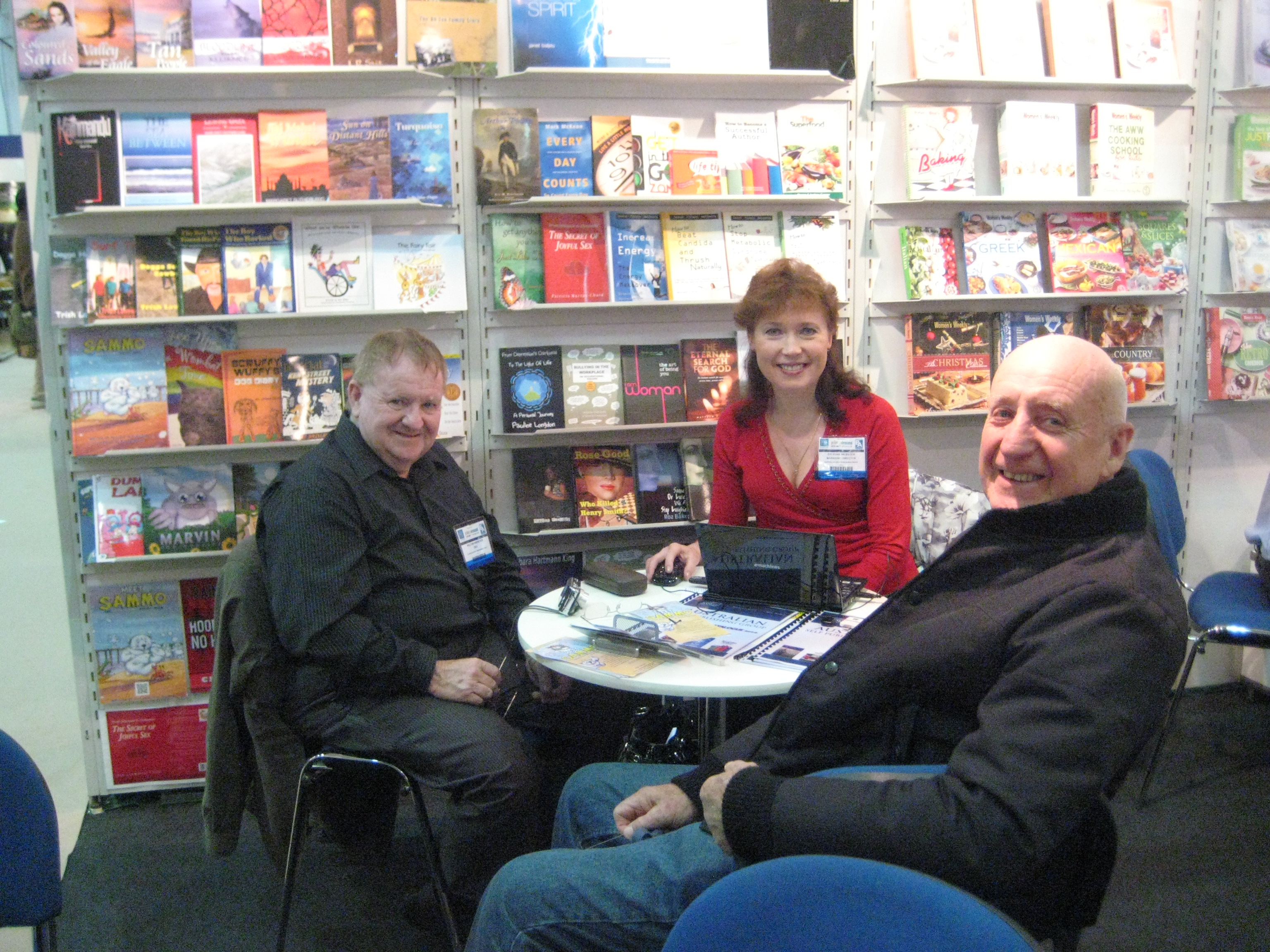 Gerry with ASPG Publishers, William & Irina 